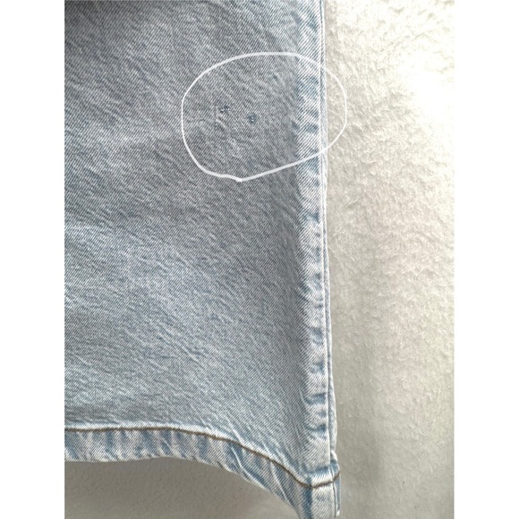 Zara Denim Button down maxi Dress organic cotton ZW Collection sz M - Picture 5 of 7